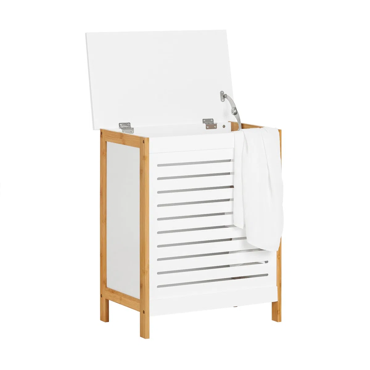 SoBuy Cesto para la Colada,Canasto para la Ropa Sucia,Amario para Baño,FSS66-WN,ES