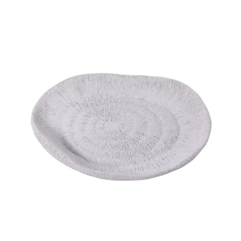 Bandejas Servir Comida Bandeja Hecha A Mano De Coral Blanco For El Hogar, Almacenamiento Escritorio For Sala Estar, Joyería Mesa Cama
