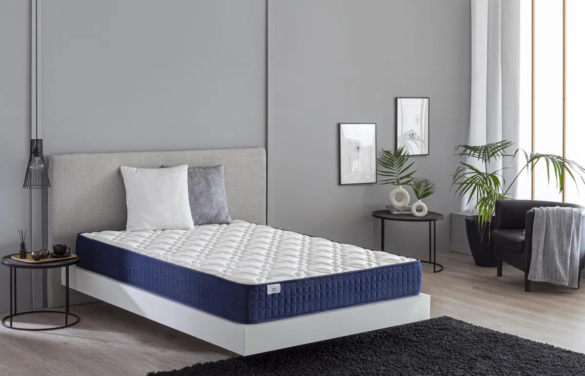 Colchón Viscoelástico 80x200 Viscoessential - Doble Cara Verano/Invierno Tejido Transpirable Aloe Vera Firmeza Media - Altura 14 cm - Viscoelastica de Alta Densidad - Antiácaros
