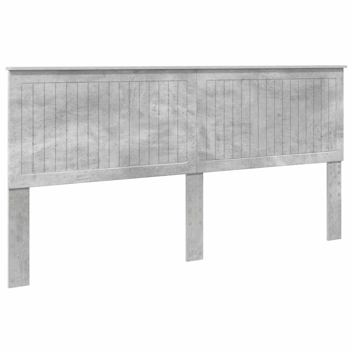 vidaXL Cabecero con cabecera Gris Concreto 200 cm Madera contrachapada, Accesorios Elegantes para el Dormitorio, Decorativos Modernos, Zona de Descanso Comfy, diseño contemporáneo