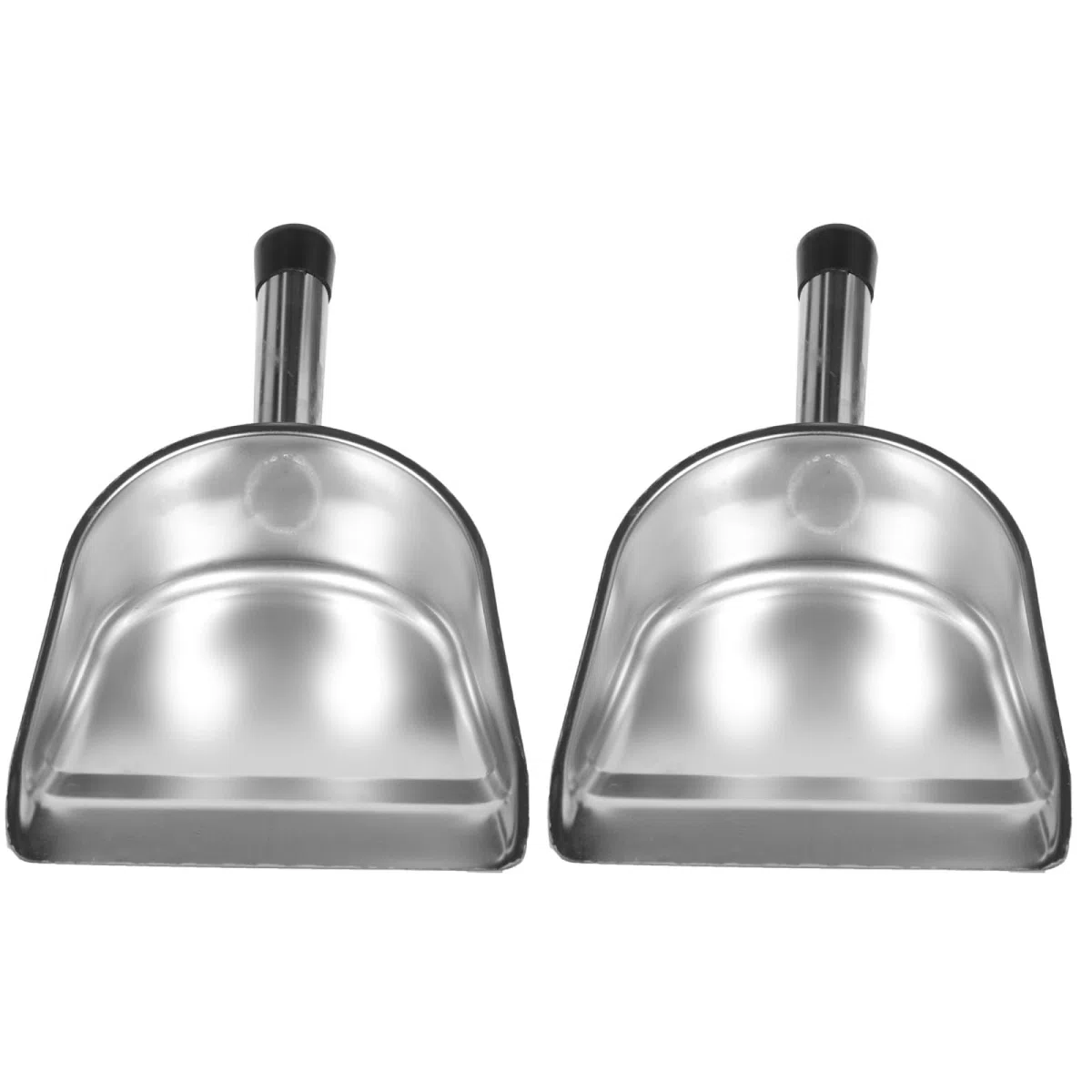 STOBAZA Pala De Mano De Acero Inoxidable 14.56 Pulgadas con Mango Ergonómico para Recoger Polvo Y Basura En Hogar Y Cocina Herramienta De Limpieza Resistente