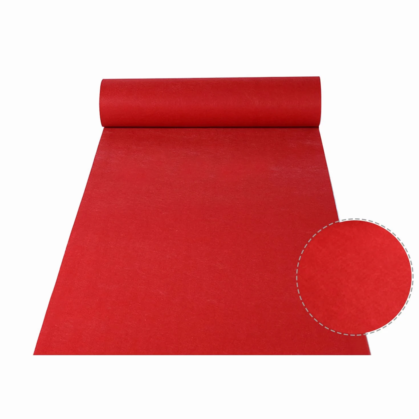 uyoyous Alfombra VIP Roja para Bodas, 10 m, Eventos, 2 mm de Grosor, Recepción, Color Rojo, Fiestas, Bodas, Pasillos, 10 x 1 m (Largo x Ancho) | Alfombra de recepción roja para boda, fiesta, boda, pasillo, pasillo, 10 x 1 m (largo x ancho)