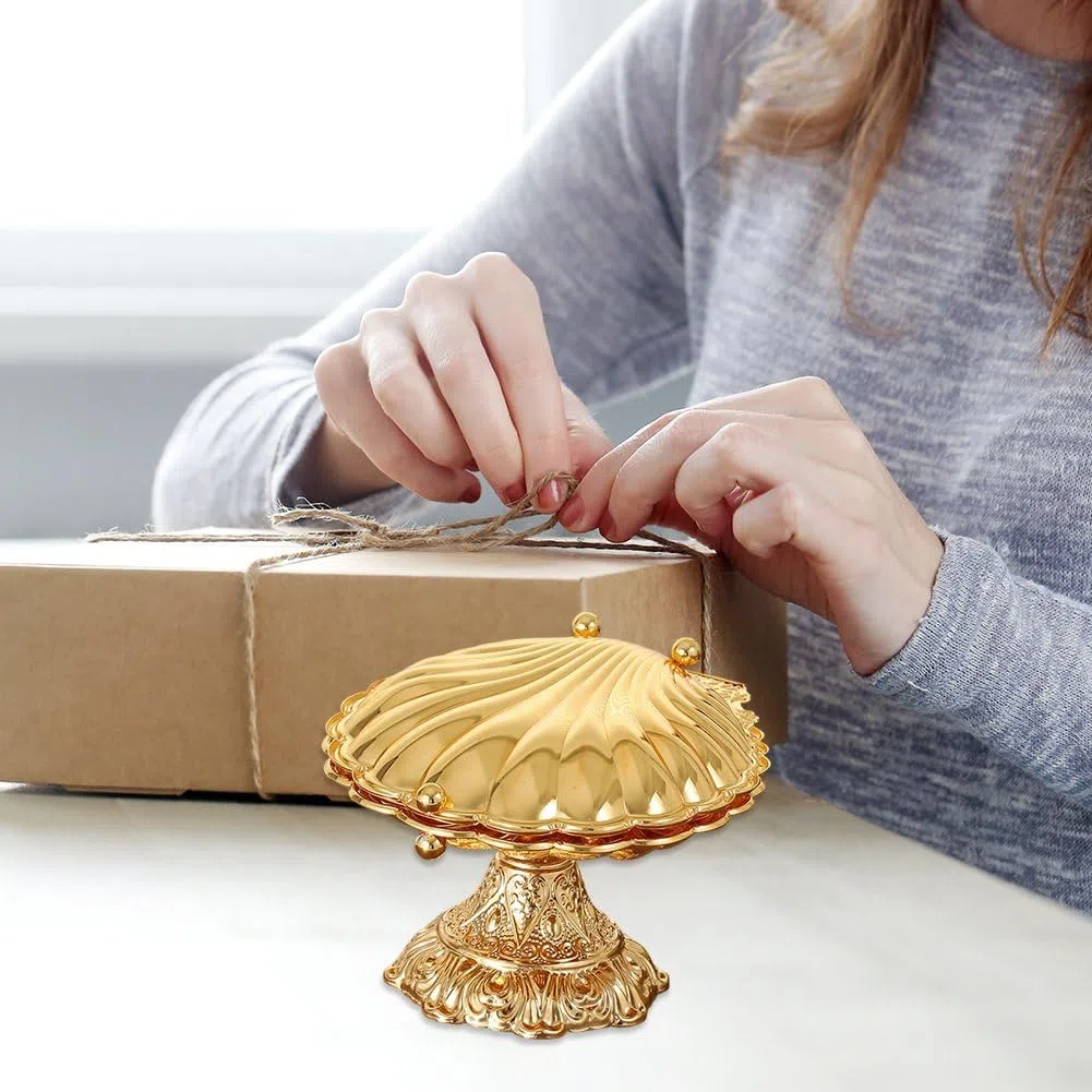 Frutero De Metal con Base, Soporte Decorativo para Frutas, Bandeja para Servir, Plato De Frutas, Expositor De Postres, Estante para Aperitivos Y Comida para Mostrador De Cocina.