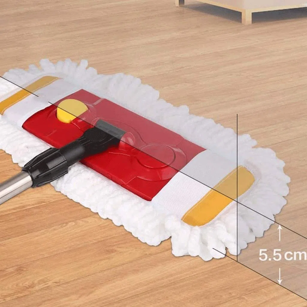 Trapeador para Polvo, trapeadores de Microfibra para Limpieza de Pisos, con Mango Ajustable Extensible y Almohadillas Lavables para trapeadores