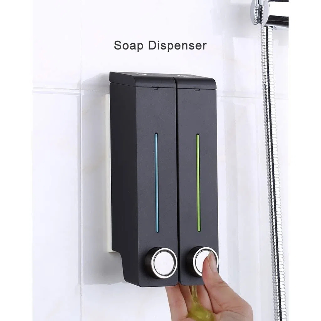 Dispensadores de jabón Dispensador de jabón de encimera Cocina Restaurante Loción Bottle Shampoo Dispensador for champú Ducha Gel Masaje Aceite (10 oz) Dispensador De Jabón para Baño(H)