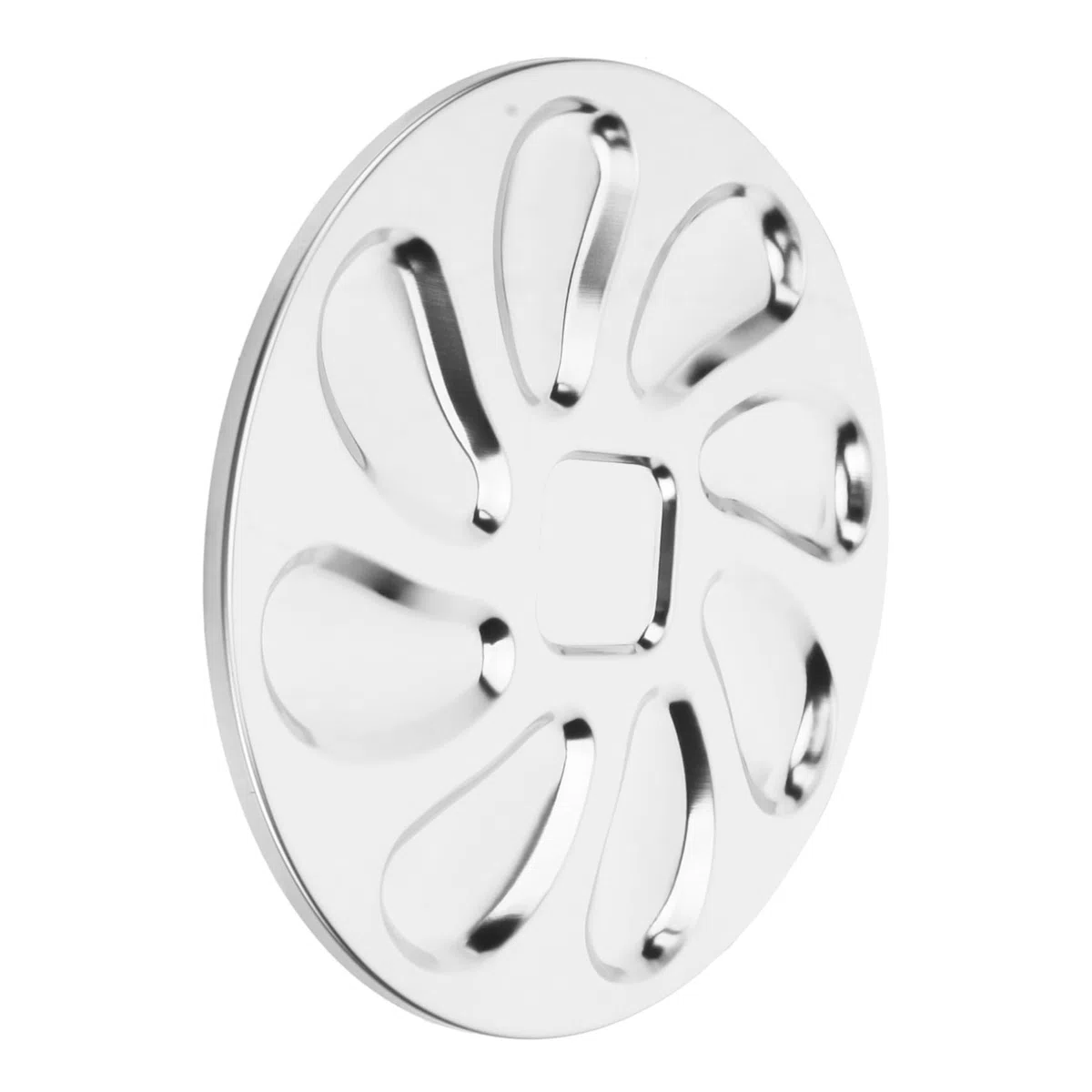 Hohopeti Plato de Acero Inoxidable para Ostras Resistente y Pulido para Restaurante Bandeja Antiadherente para Mariscos y Aperitivos Utensilio de Mesa Profesional