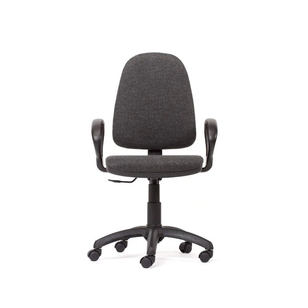 Rocada RD-930/4+956 - Silla Oficina con Brazos, Color Negro