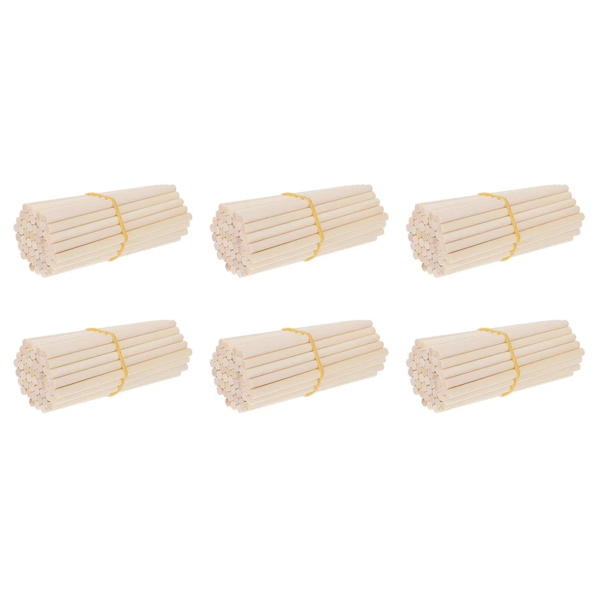 Holibanna 500 Palitos de Madera Beige para Hacer Helados y Proyectos de Manualidades, Seguros Tacto Cómodo para Crear Juguetes de Madera