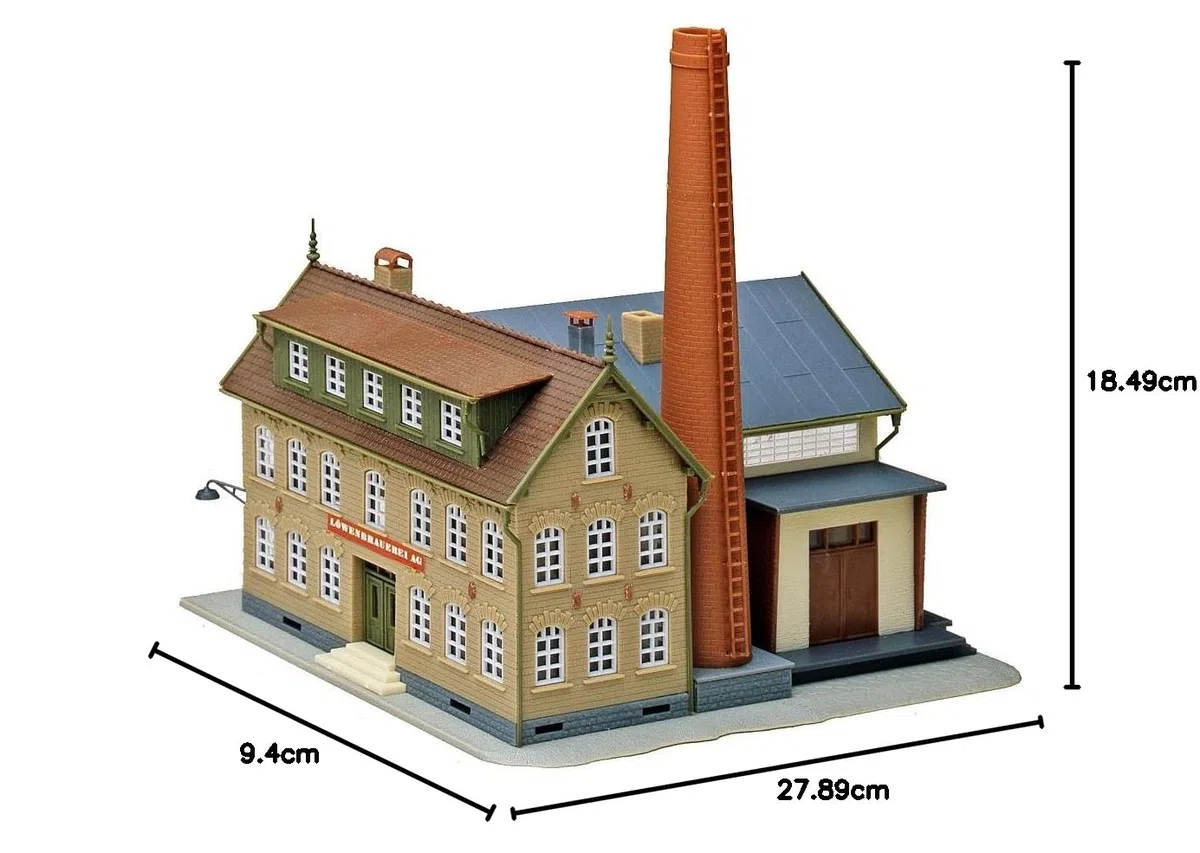 Faller - Edificio Industrial de modelismo ferroviario H0 Escala 1:87