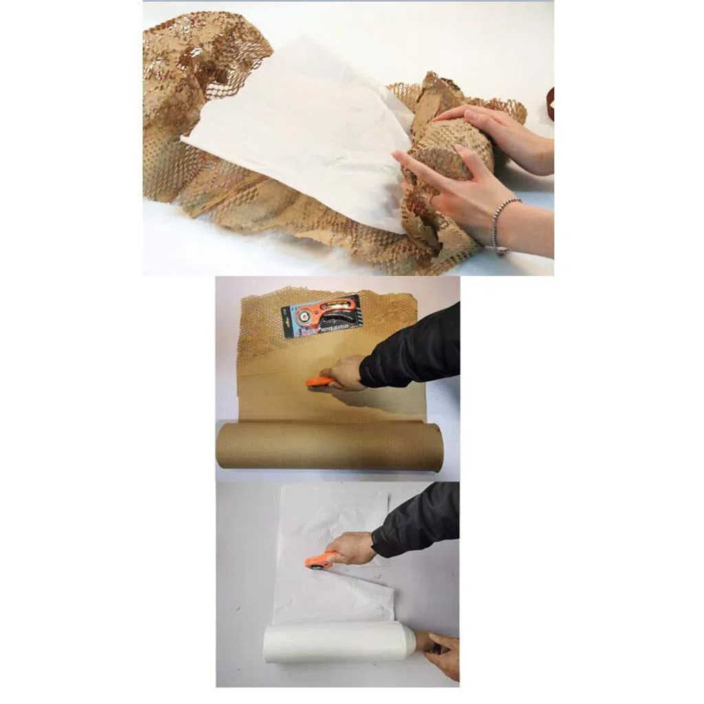 Rollo de papel kraft para envolver regalos, 38 cm x 50 m
