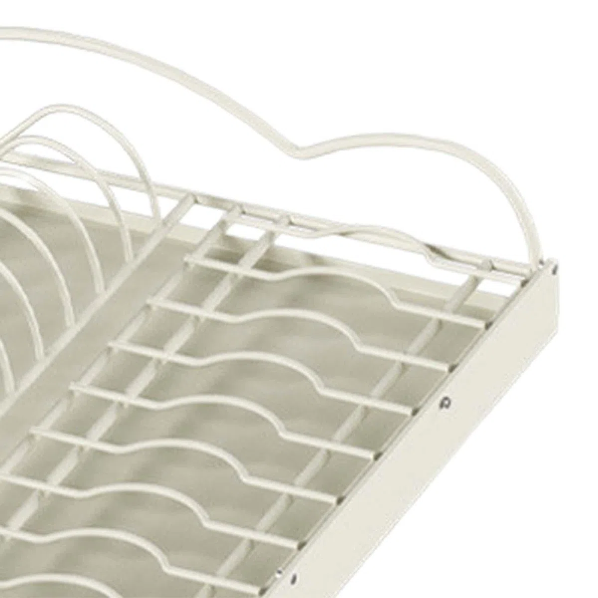 Escurreplatos Confeccionado en Acero Carbono Grueso Organizador Deslizante de Platos Soporte con Drenaje Removible Y Bandeja Multiusos Adecuado