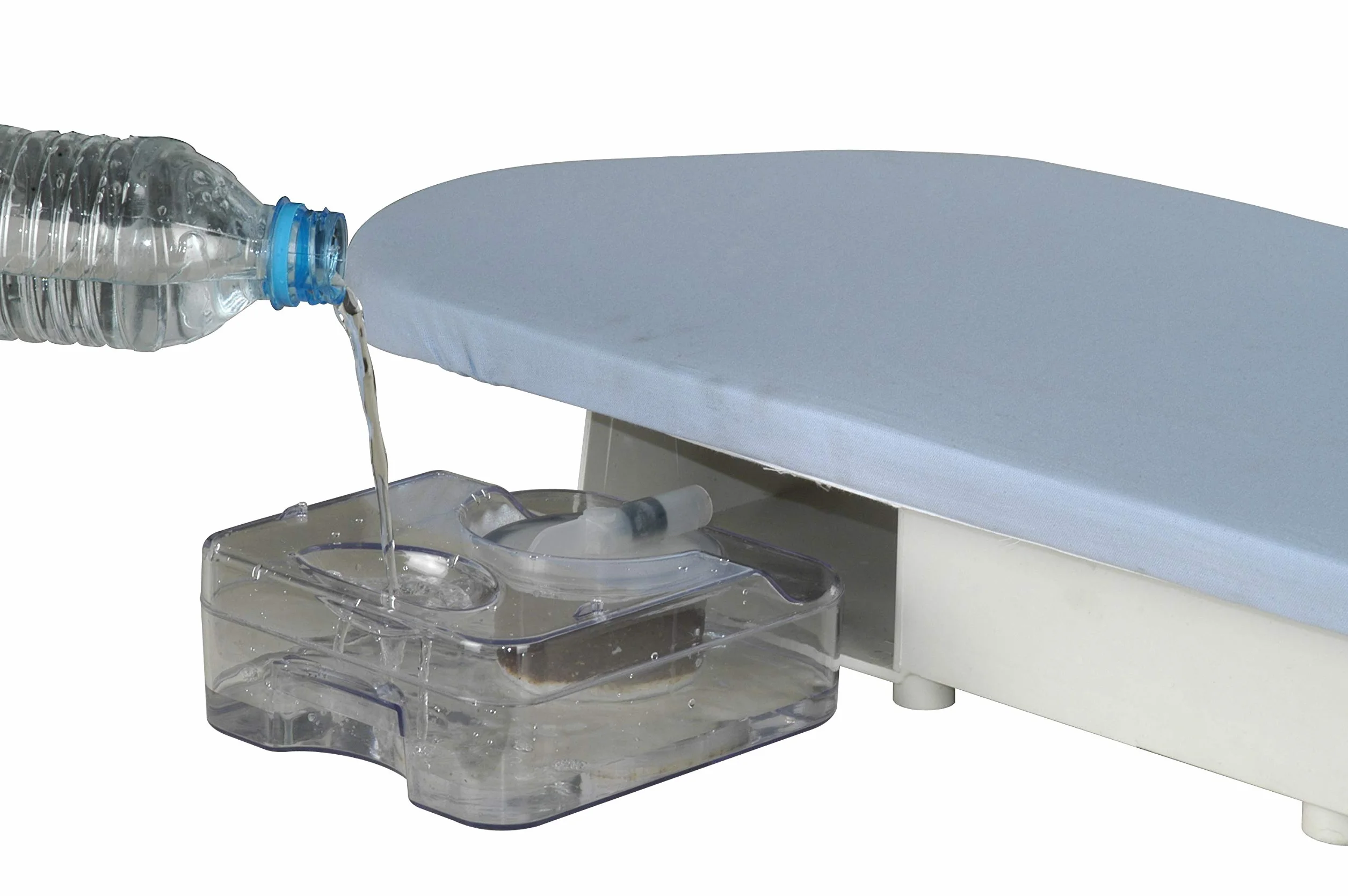 Speedypress - Prensa de planchado a vapor 91HD, color plateado, resistente, profesional, 91 cm con soporte (+ accesorio de plancha gratis, filtro de agua anticalcáreo, cubierta de repuesto y fieltro