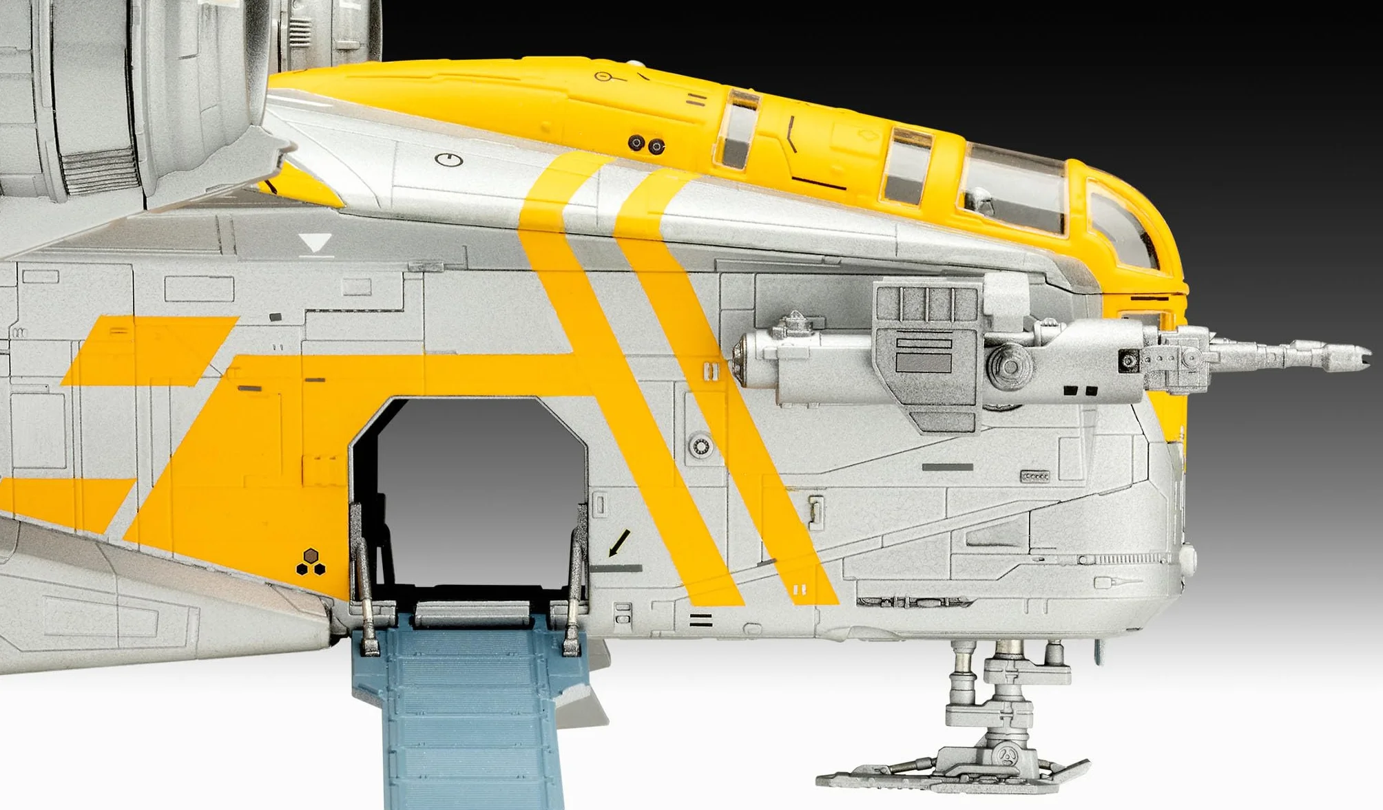 Revell 06747 Star Wars The Mandalorian and Grogu Movie: Razor Crest escala 1:72 - Kit de modelo de plástico sin construir/sin pintar