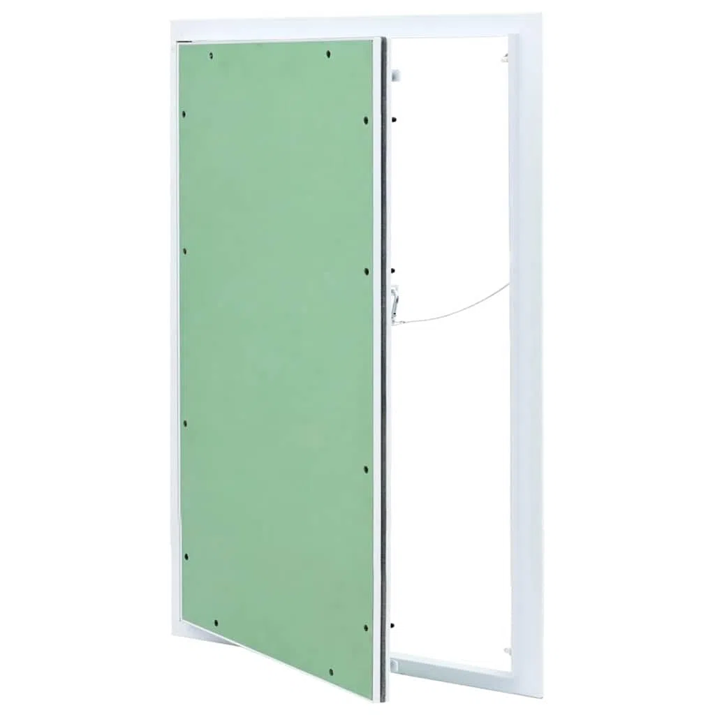 Genérico Panel de Acceso Verde y Plata 55 x 75 cm Aluminio y Pladur,Bricolaje,Materiales de construcción,Trampas,Verde,4018462