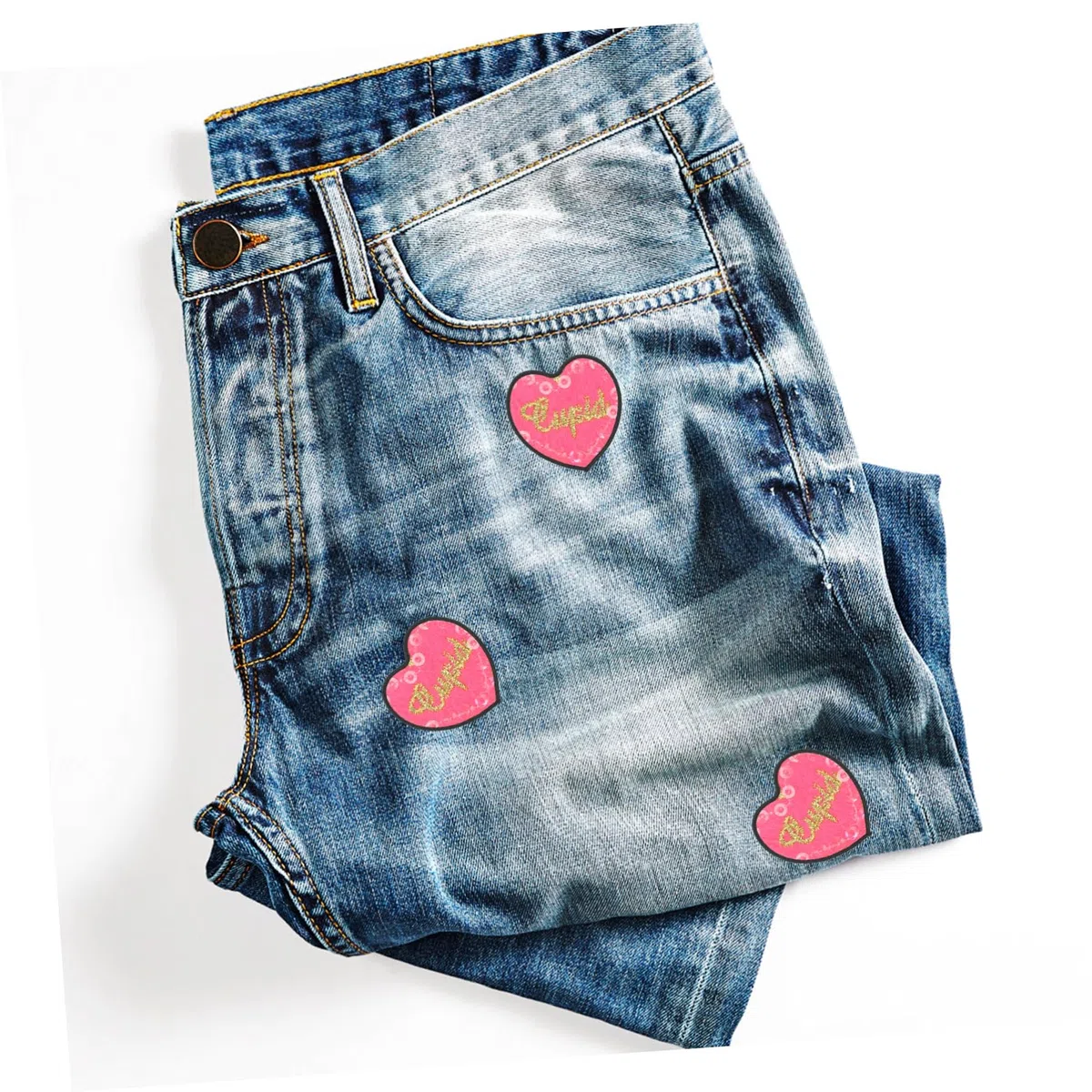 100piezas Parches Para Bordado Parche Termoadhesivo Para Ropa Decoración De Vestidos Reparación De Prendas y Accesorios De Costura