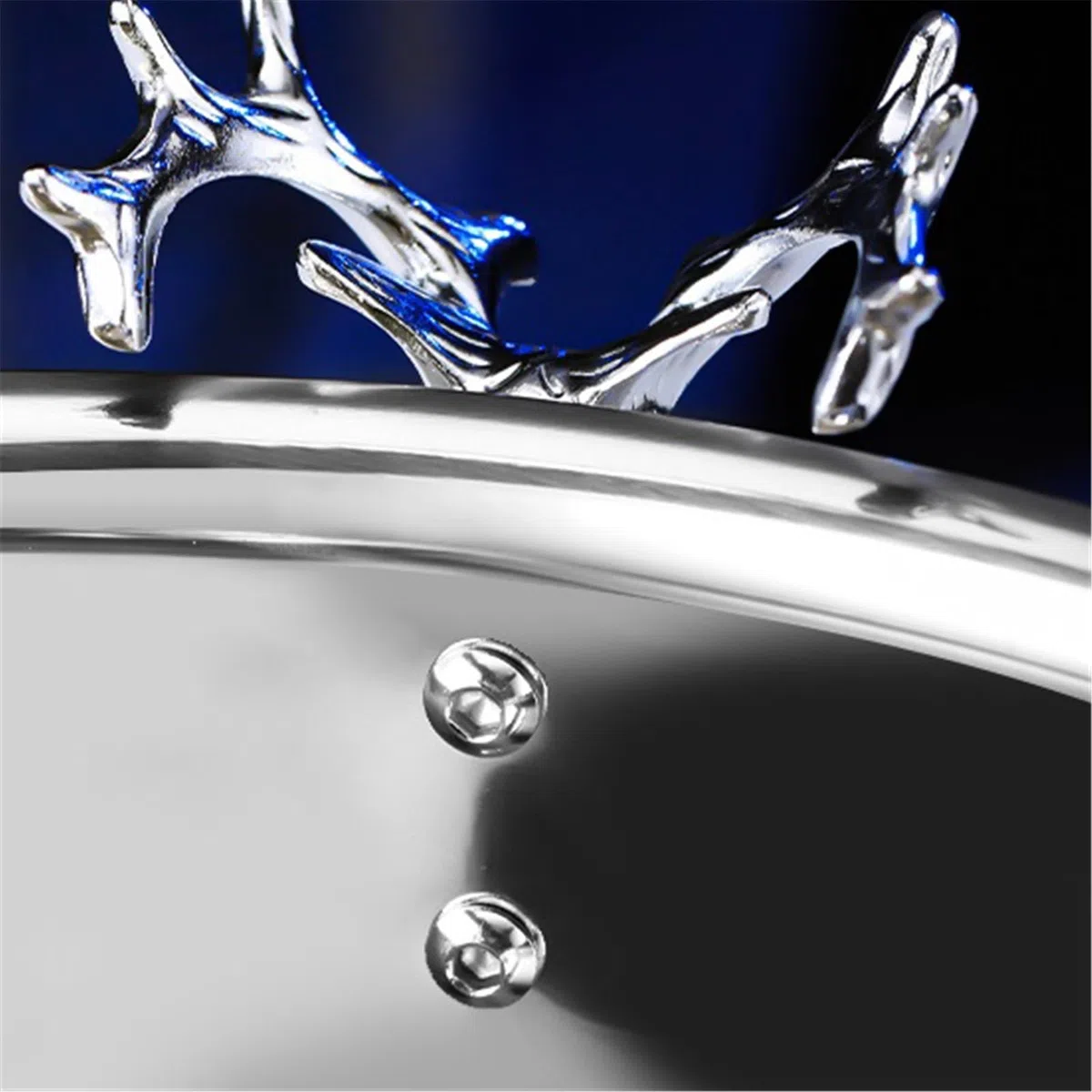 Cubo de Hielo Cubo de Hielo Acero Inoxidable 13,5 l for Bar, Almacenamiento champán y Cerveza con asa Cubo de Hielo frío para Barra(Silver)