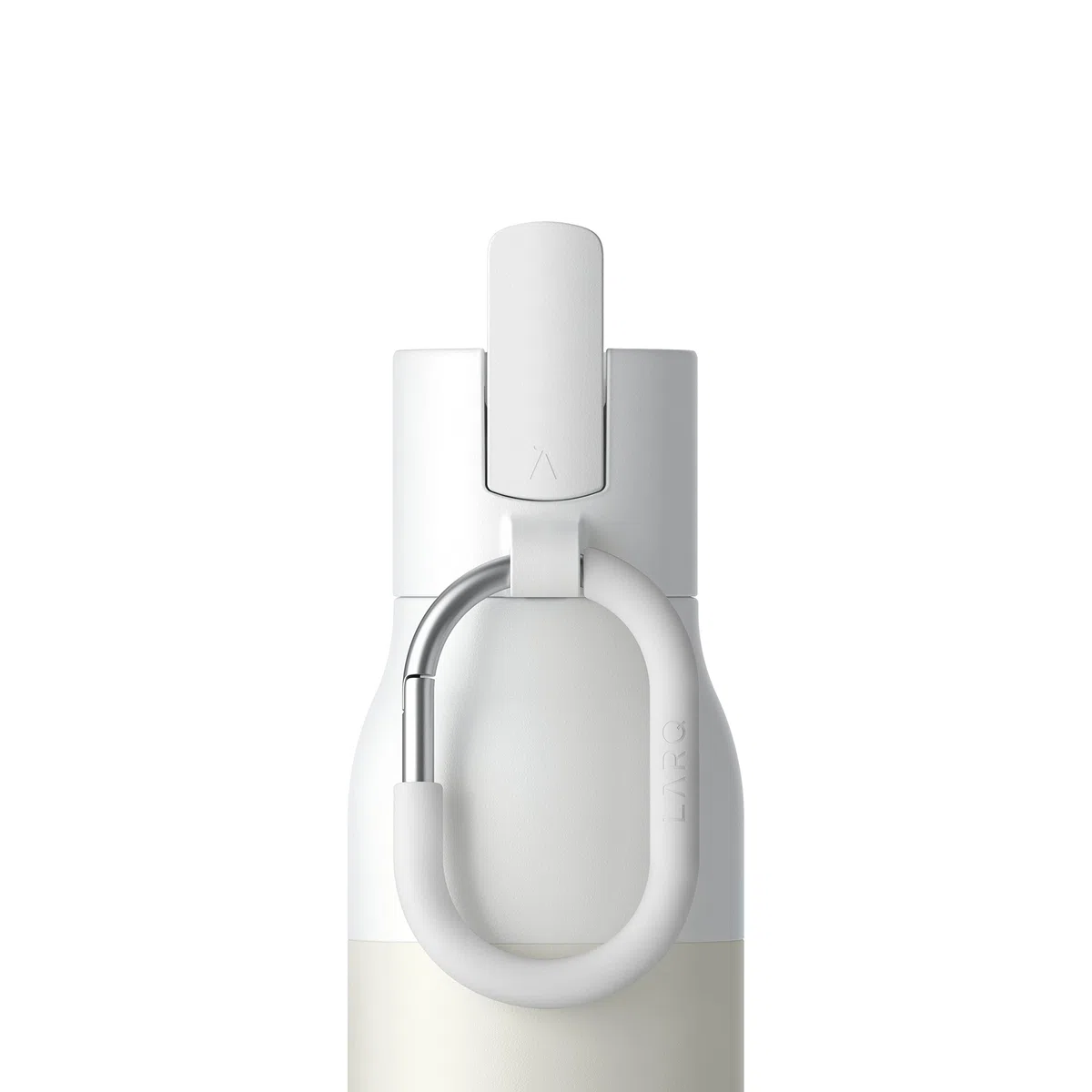 LARQ Botella con filtro Flip Top 740ml – Acero inoxidable aislado,Termica, Sorbete de baja presión, Filtros Nano Zero de larga duración, Libre de BPA, Granite White