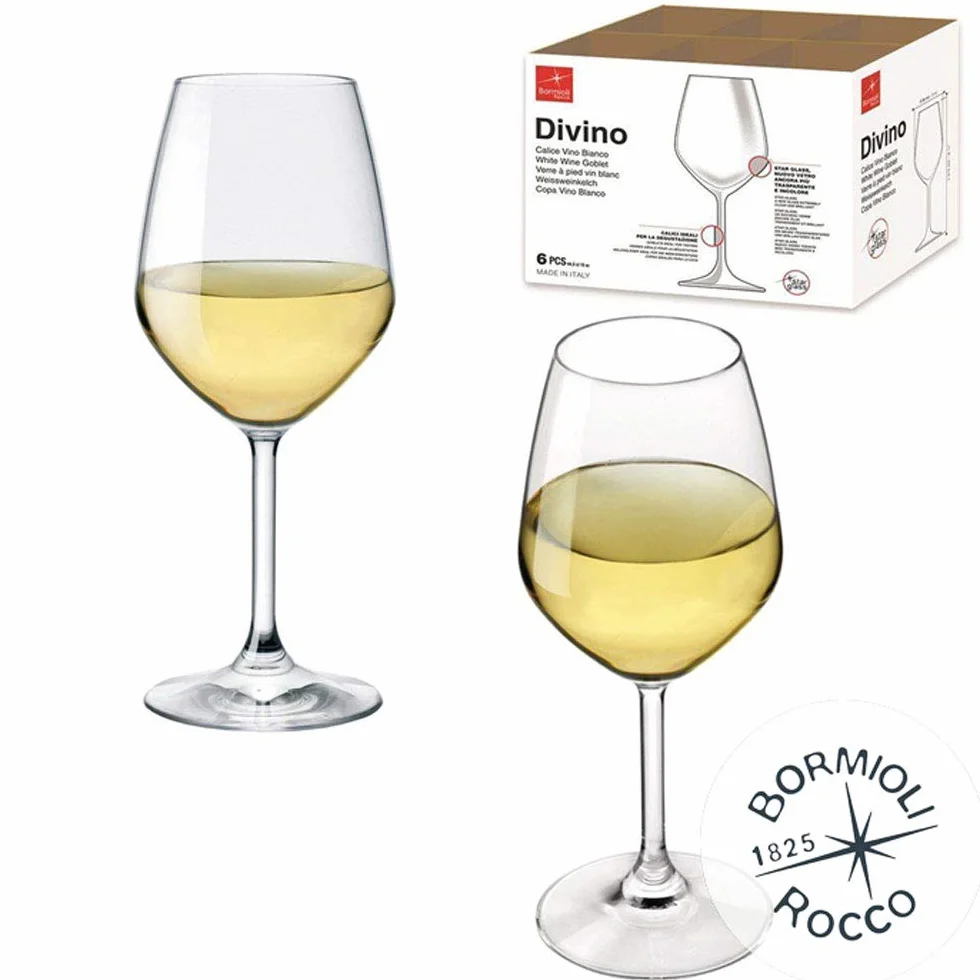 BORMIOLI ROCCO - Juego de 12 copas de vino blanco de 44,5 cl