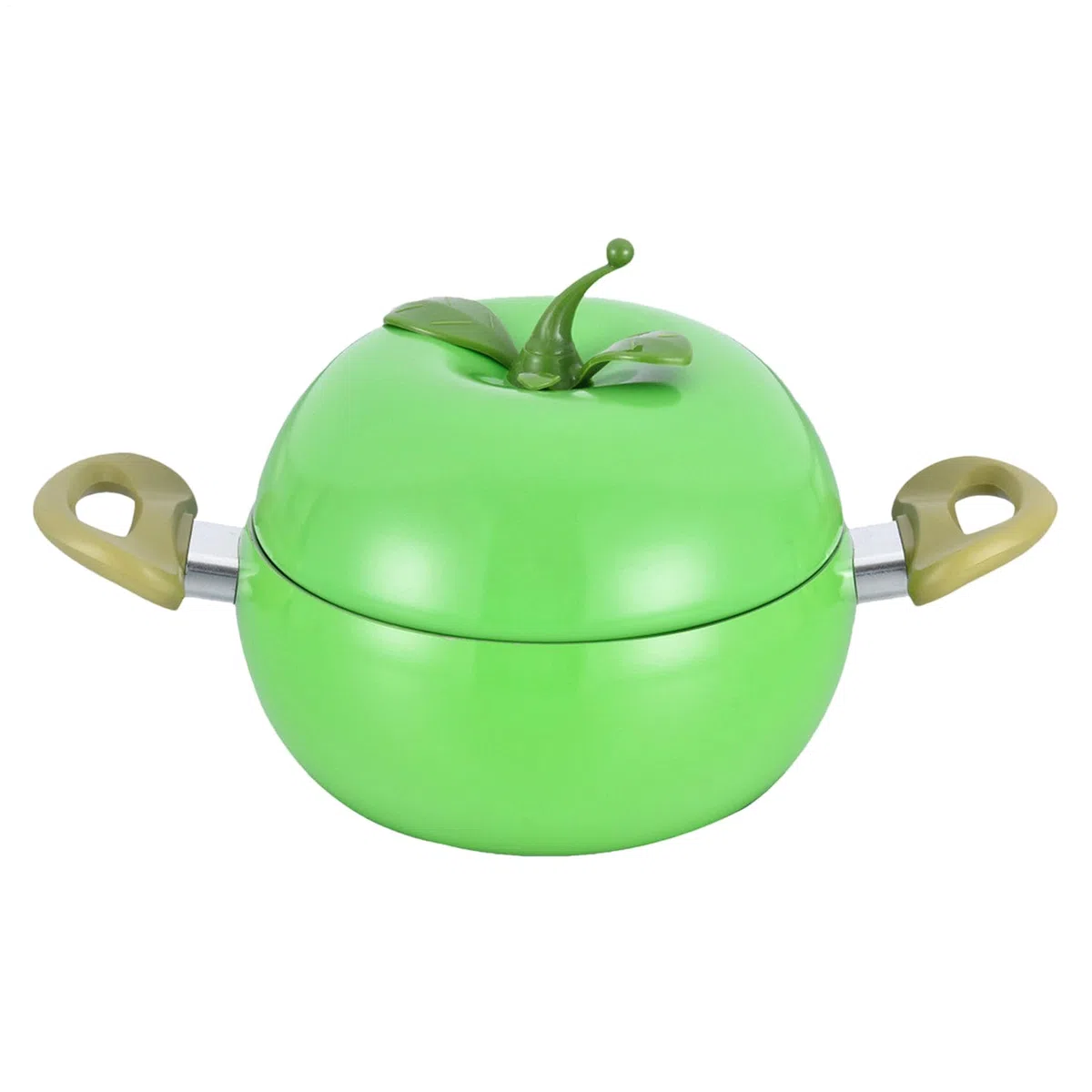 Olla con forma de verduras y frutas, olla de tomate con tapa - para placas de inducción eléctricas, cocina fritura y leche sopa