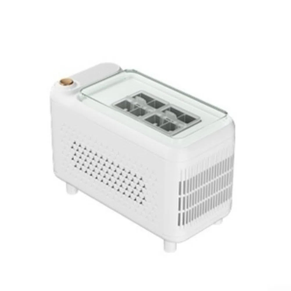 Máquina de hielo portátil para automóvil, refrigerador de camping de 12 V, máquina de hielo de viaje, máquina de hielo compacta, máquina de hielo para exteriores, equipo esencial para viajes