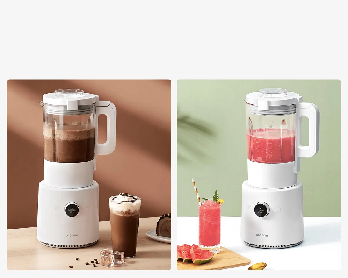 Xiaomi Smart Blender, batidora 1000 W, caliente y frío, 8 cuchillas acero, Wifi y control App, pantalla Oled, 2 botones táctiles