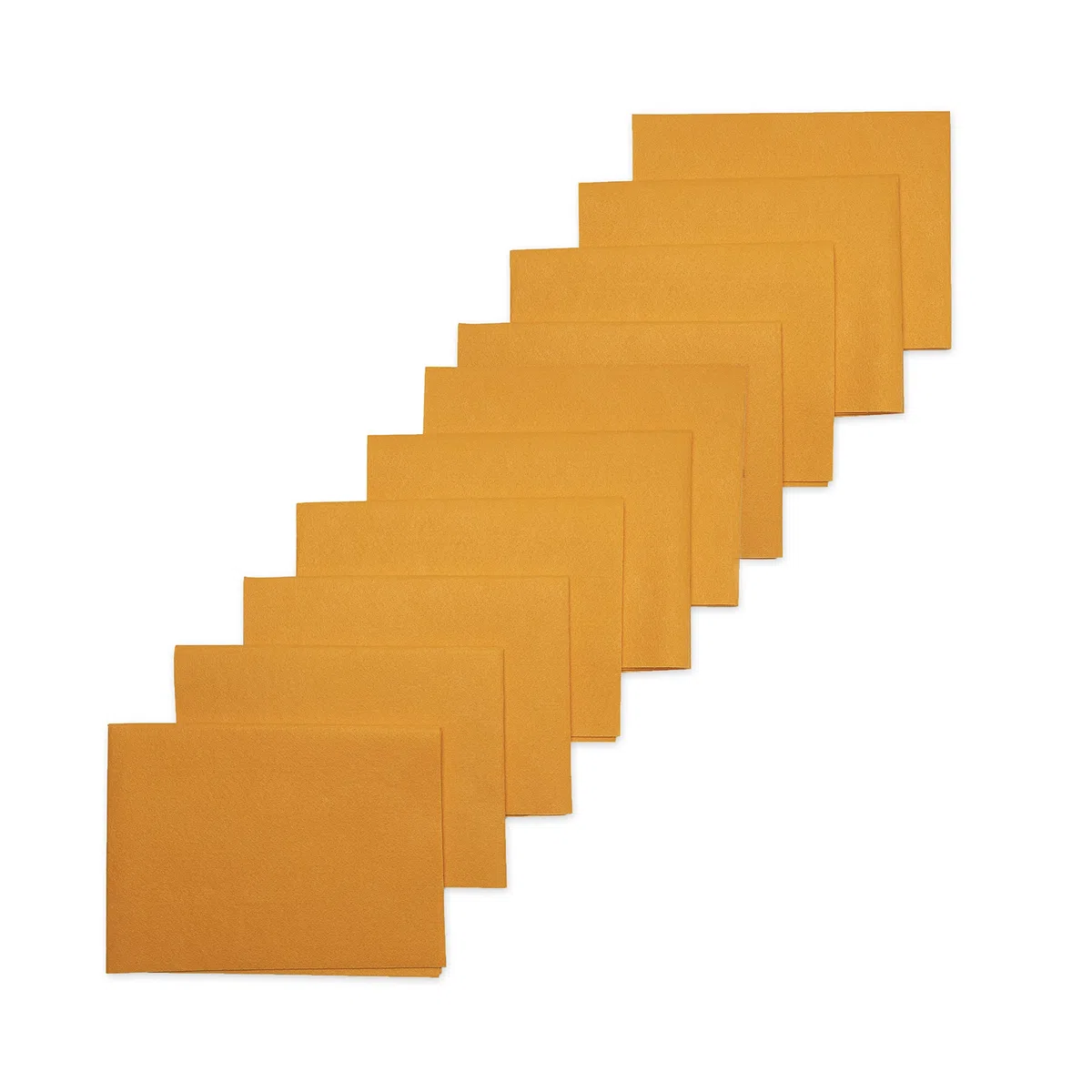 Shammy - Toalla de tela súper absorbente, extra grande, naranja, para limpieza de suelos de coche, mascotas, cocina, paquete de 10
