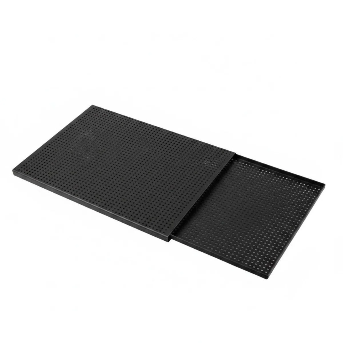 Baoblaze Bandeja Comercial de Horneado Dulces y Tartas en Aluminio Anodizado con Base Antibulbo y Circulación Uniforme Adecuada para Chefs Obradores Cocina Industrial, 35x25cm, Película Dura