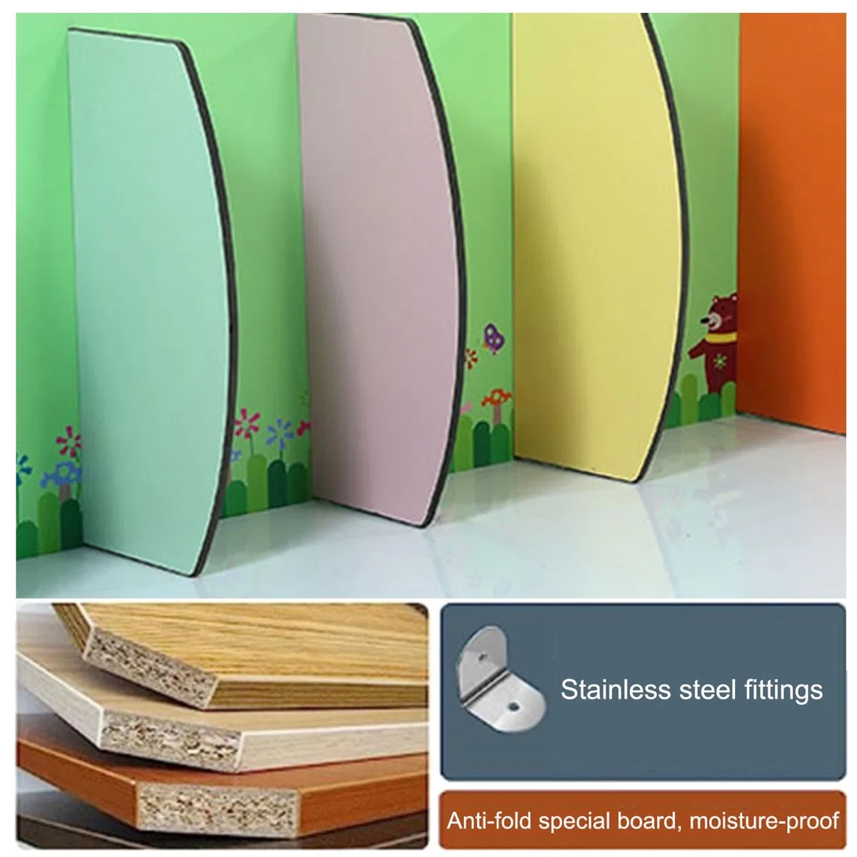 Divisor de orinal para niños, diseño de dibujos animados para escuelas y jardines de infancia, protector de higiene para niños, diseño divertido y seguro
