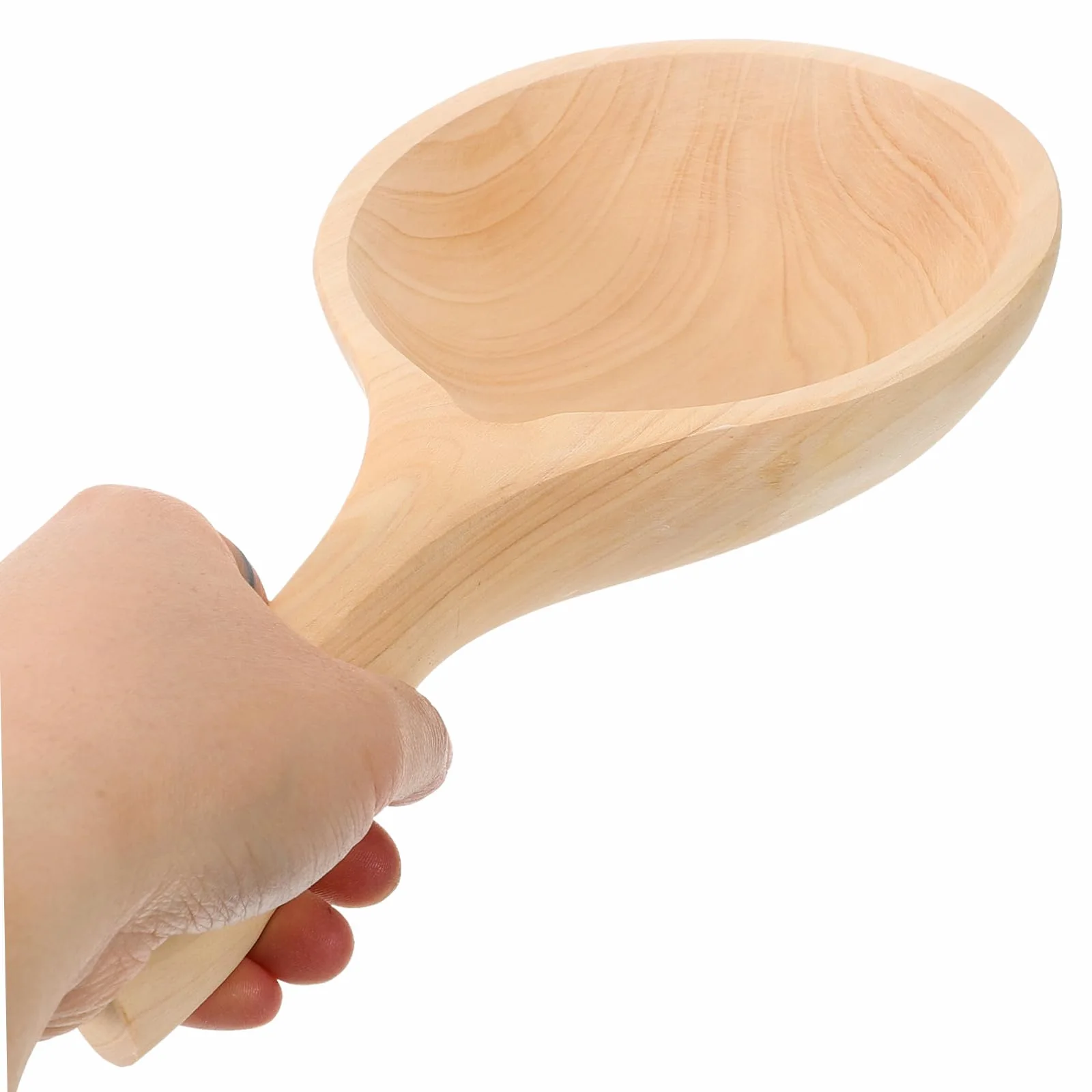 PRETYZOOM 3piezas Cucharón De Madera De Ciprés Para Cocina Utensilio Multifuncional De Madera Para y Arroz Herramienta Práctica y Ergonómica Mediano Cocina y Jardín