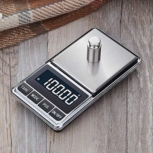 JINGYAN Báscula de Cocina Digital de Bolsillo balanza precisión, Escala Gramos Peso for la Cocina del Balance