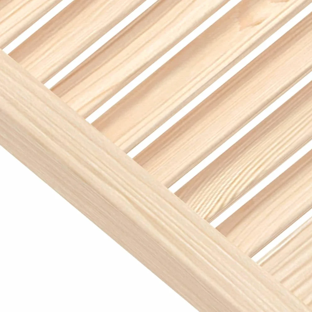 Puertas de Armario de Lamas 2 uds Madera de Pino 69x59,4 cm,Ferretería para armarios,Puertas de armarios,4.37kg-151131