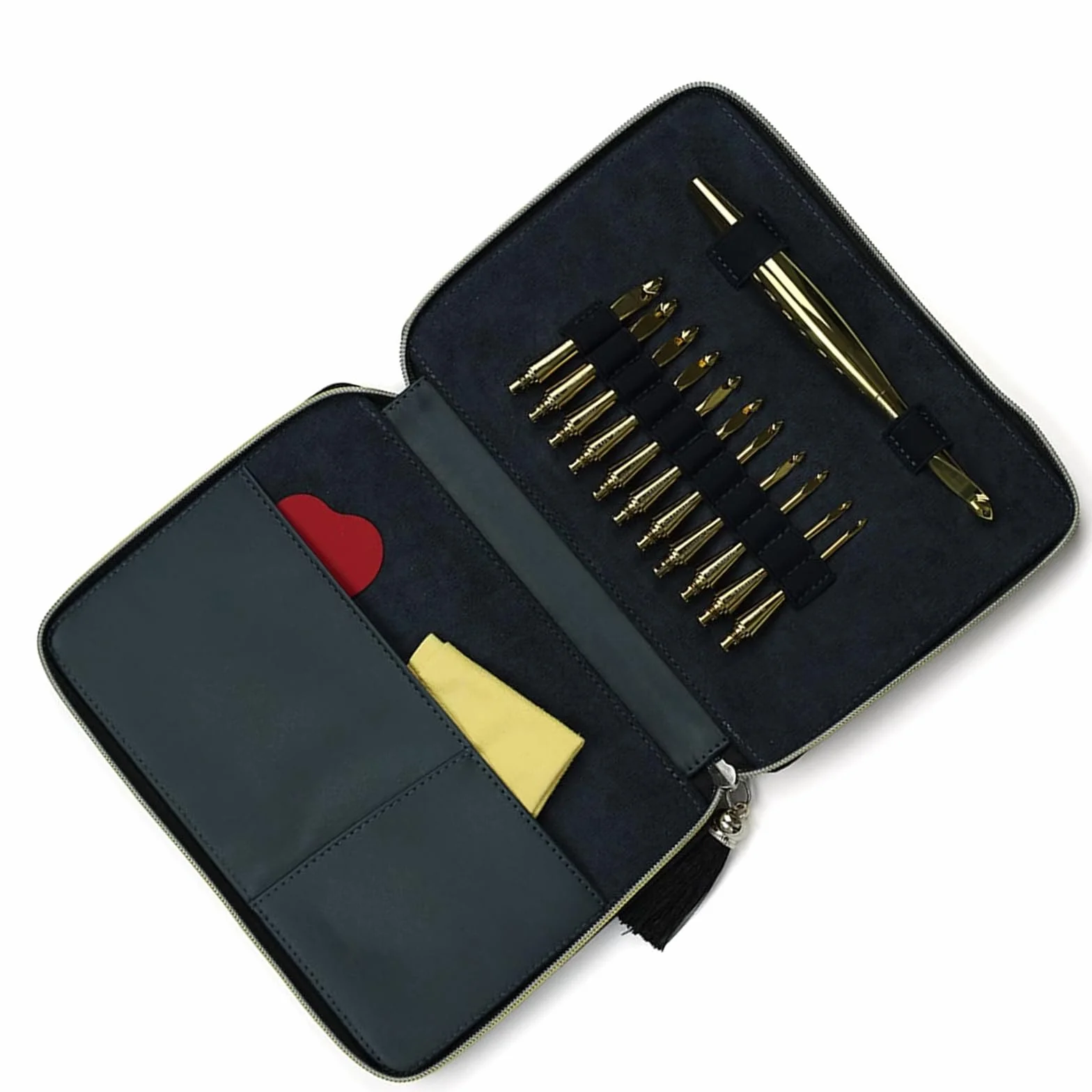 Herramientas de tejer de varios tamaños de alta calidad con ganchos extraíbles y estuche compacto para manualidades, juego ergonómico de aluminio suave de ganchillo con herramientas