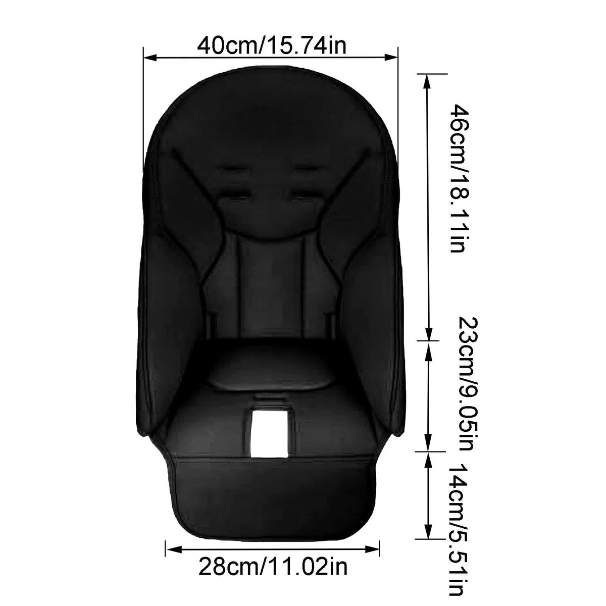 Para Silla De Comedor Infantil Asiento Comedor Infantil | Cuero PU Bebé recién nacido niño niña alimentación comidas restaurante hijo hija nieto comedor lactante pequeño infante