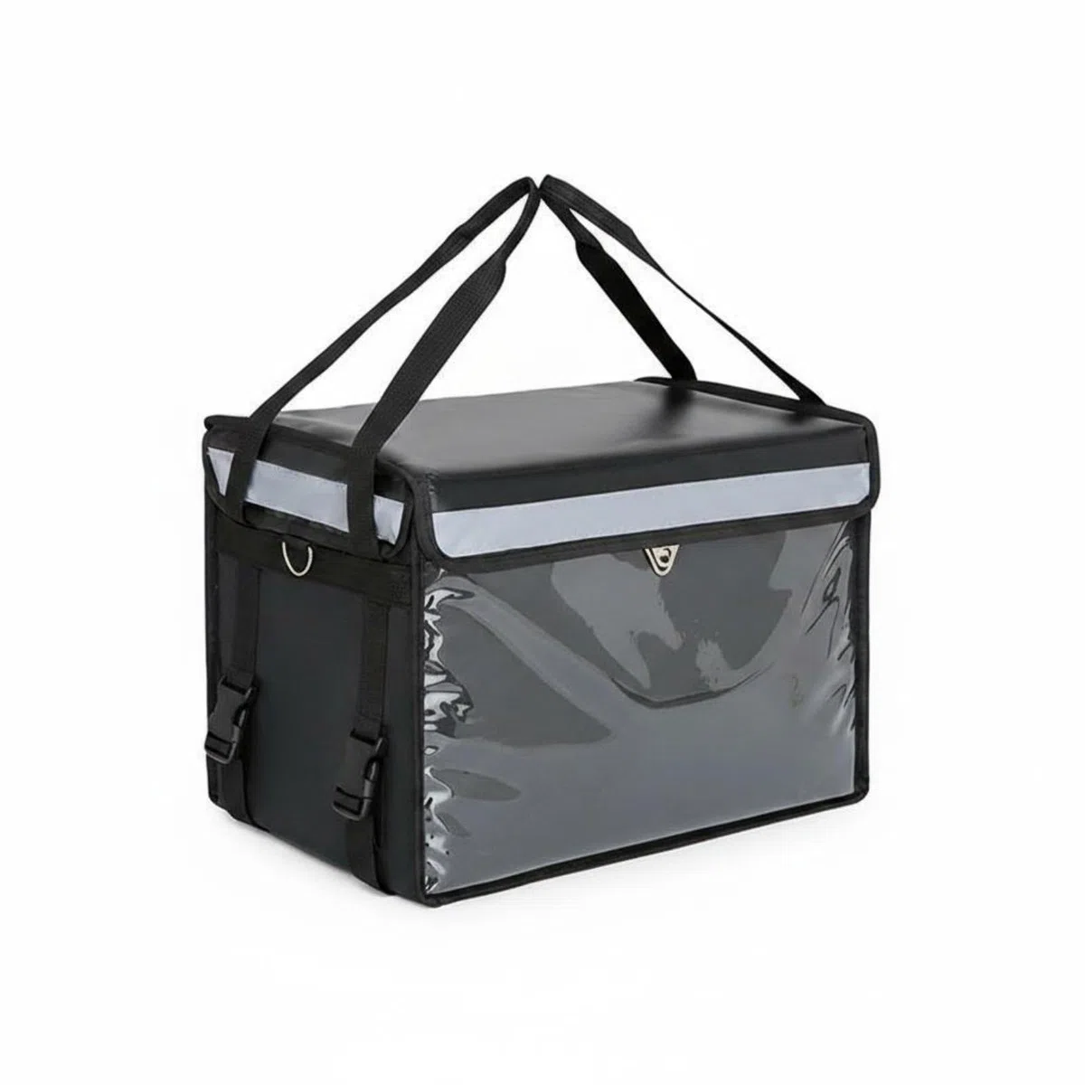 Caja Térmica de Entrega Profesional Porta Comidas con Estructura Reforzada Tela Oxford Impermeable y Aislamiento Térmico Espeso Adecuada para Catering, 45L, Set Básico