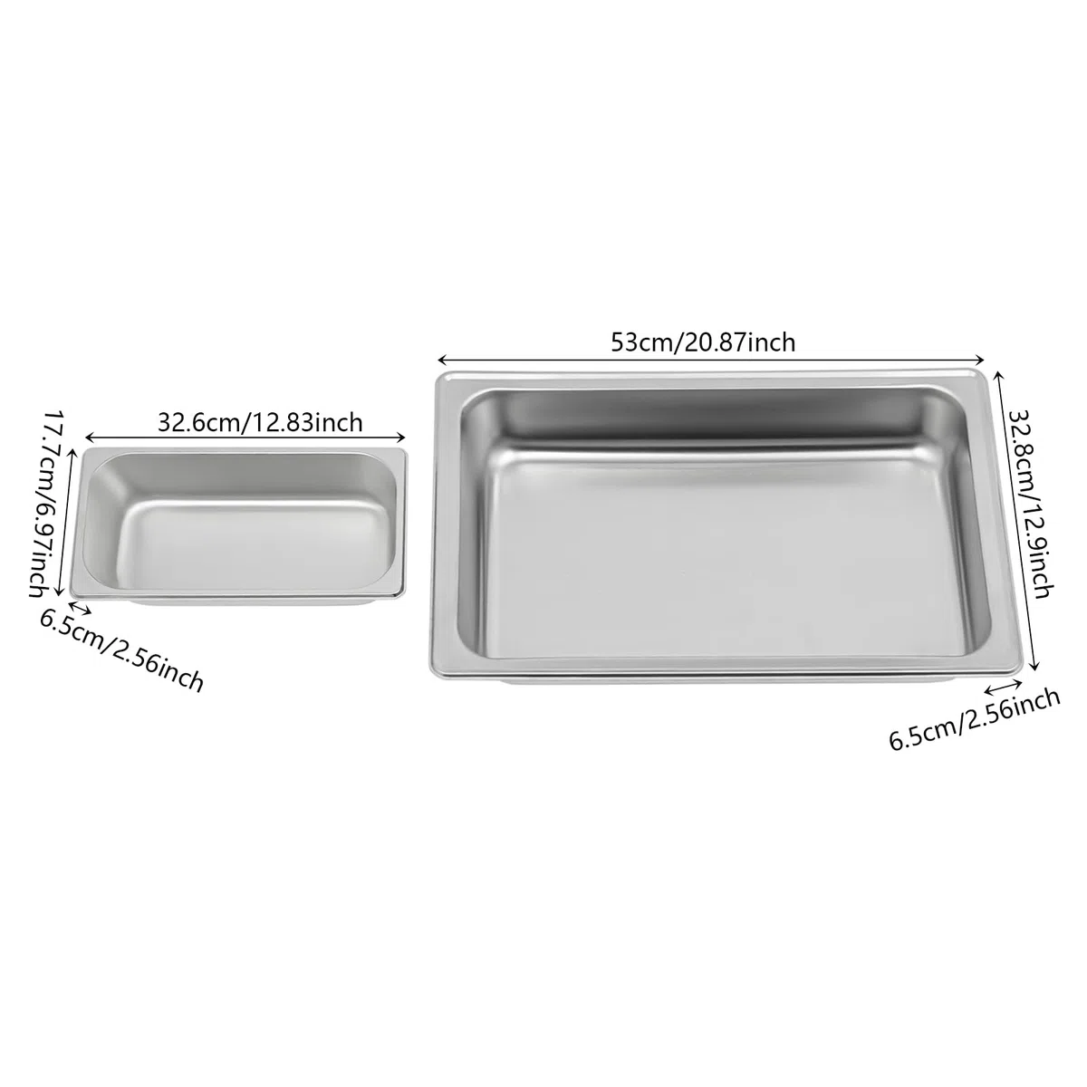 5 L Chafing Dish, Tres Compartimentos Chafing Dish Buffet, Calentador Plano, Calentador Plato Aparador, Calentador Plano para Servir Variedad Platos Mantener Caliente