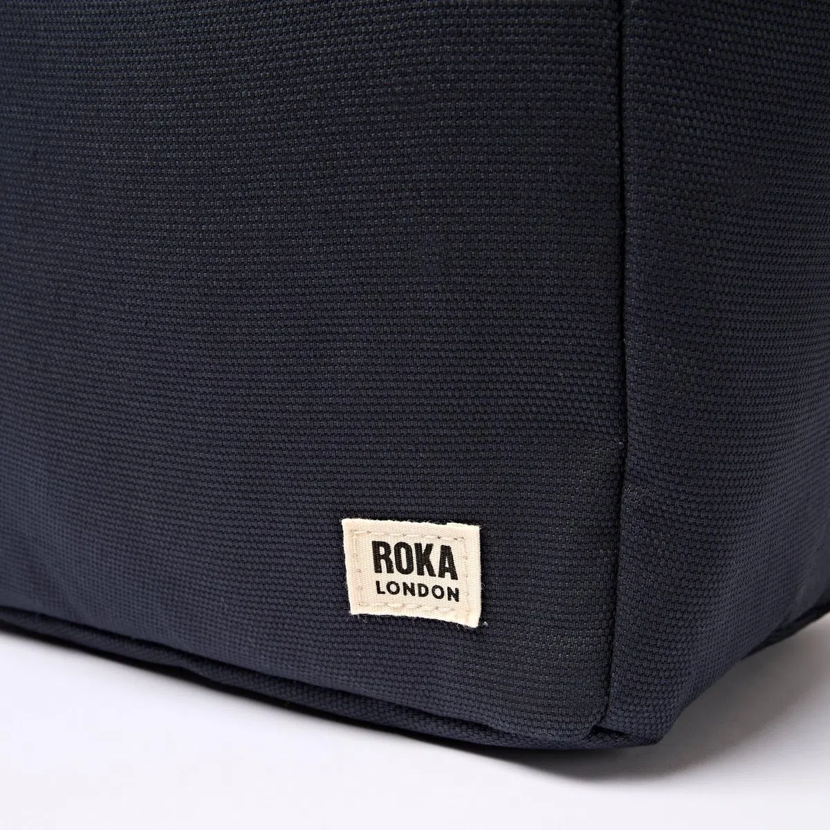 ROKA London Hampstead - Lonchera térmica con parte superior enrollable, con correa ajustable para el hombro, resistente al agua, reutilizable, para el trabajo, la escuela, el picnic y los viajes (humo
