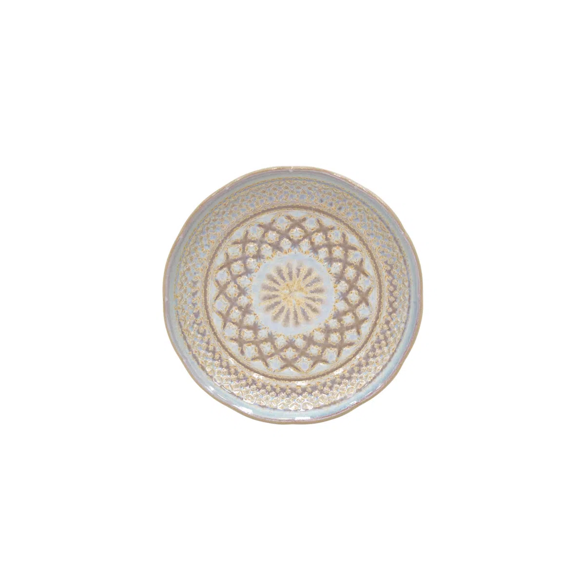 Costa Nova, Cristal colección, Vajilla elegante, gres, Plato pan , nacar, 15 cm, 6 piezas