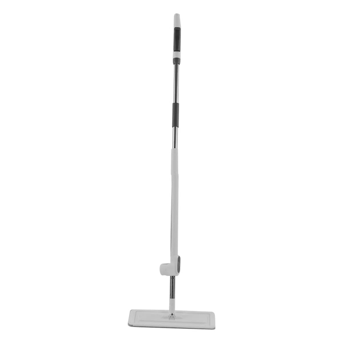Trapeador en Aerosol 2 en 1 para Limpieza de Pisos con Función de Eliminación de ácaros Trapeador en Seco y Húmedo para Uso Doméstico Acero Inoxidable y Paño de Algodón (Paneles de 36 cm.)