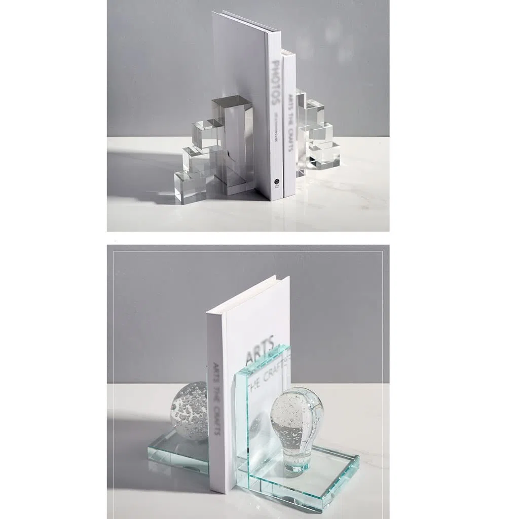 Sujetalibros Moderno Soporte de libro CRISTAL CRISTAL DE CRISTAL DE CRISTAL DE CRISTAL DE ESTUDIOS LIBROS DE ESTUDIOS LIBROS DE MENSA DE MENSA CONFIENDO EN Decoraciones de oficina en casa Adecuadas fo