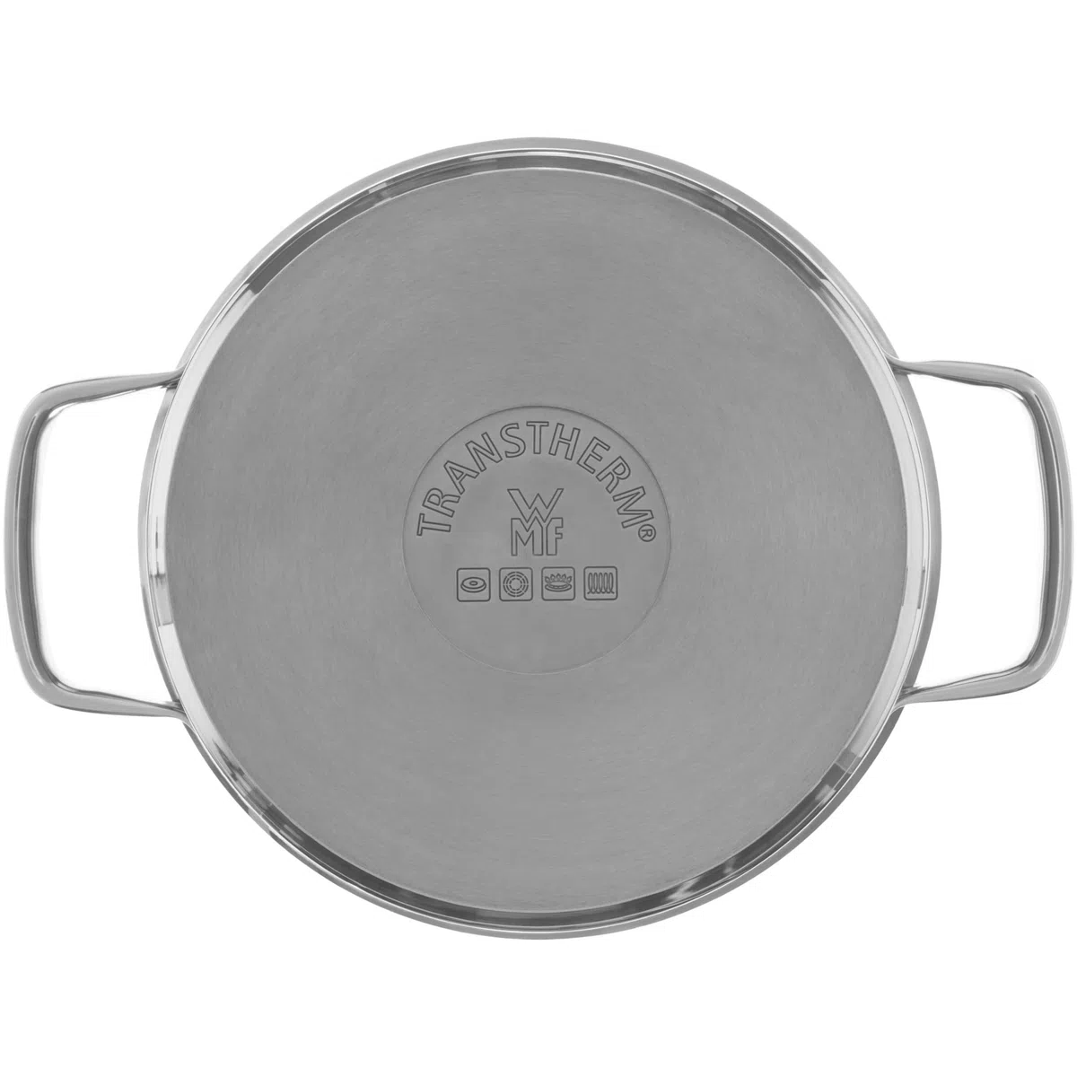WMF Compact Cuisine - Olla pequeña (16 cm, Tapa de Cristal, 2 L, Acero Inoxidable Cromargan, Acero Inoxidable Pulido, apilable, sin Revestimiento)