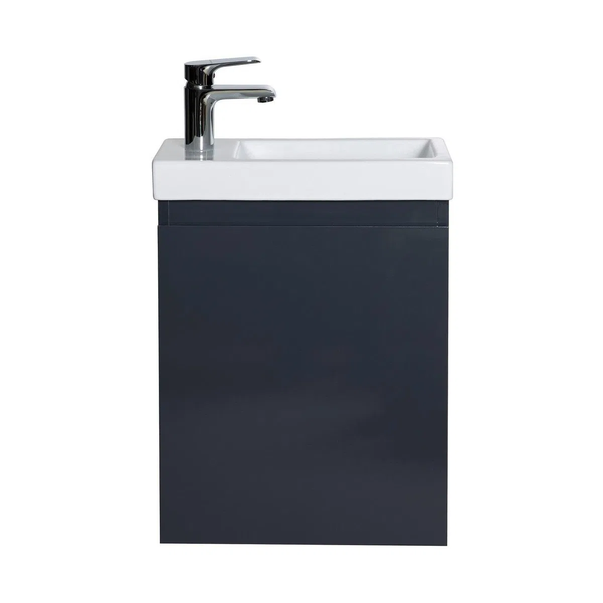 Mueble lavamanos L41 x H53 Gris Lisa