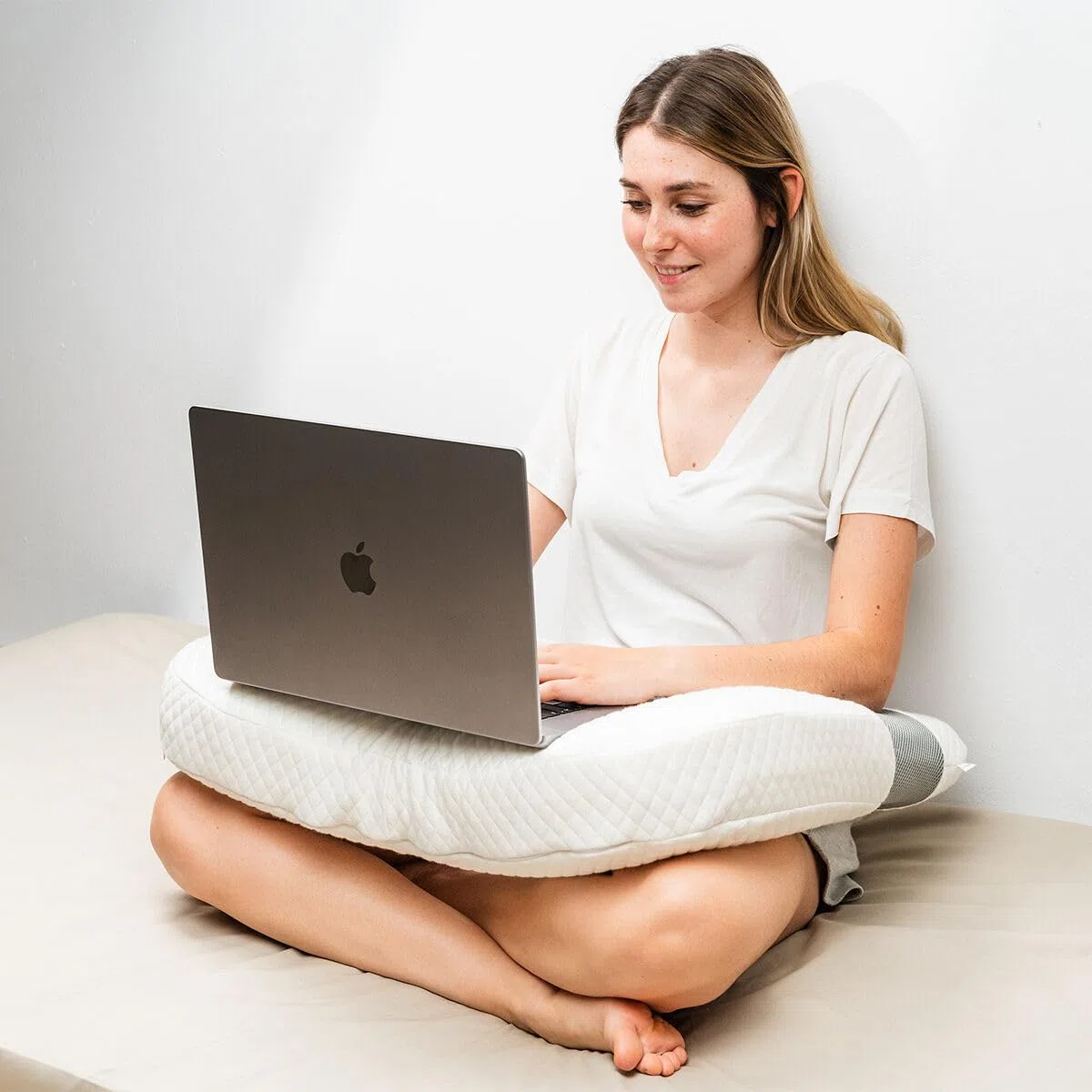 CELLUSTOP - Almohada ergonómica en forma de U, espuma con memoria de forma, funda lavable, soporte para cuello, hombros, brazo y pecho, almohada para embarazo, multiuso, cojín de maternidad, ideal