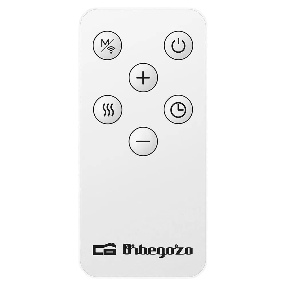 Calefactor cerámico de pared split WIFI. Conexión inalámbrica mediante APP. Especial para baño. Dos niveles calor: 1000-2000W. Termostato digital 10ºC a 35ºC. Mando a distancia