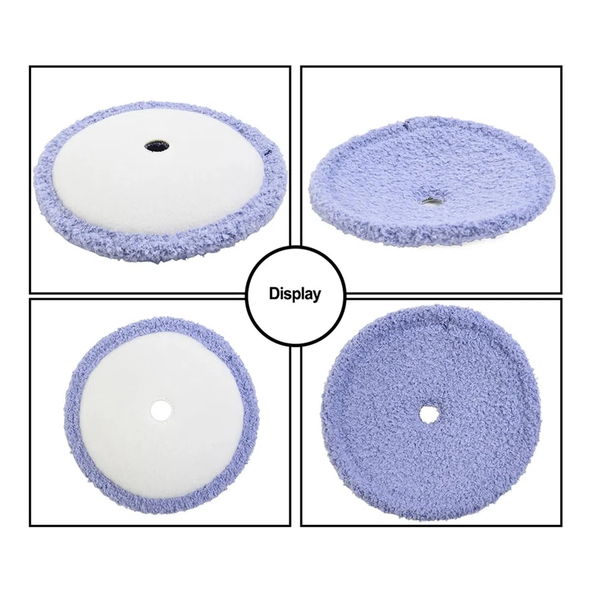 Almohadillas de fregona Microfibra y Hilo Lavables, compatibles con Accesorio Repuesto Robot Edge RS700 RS500, 6 uds