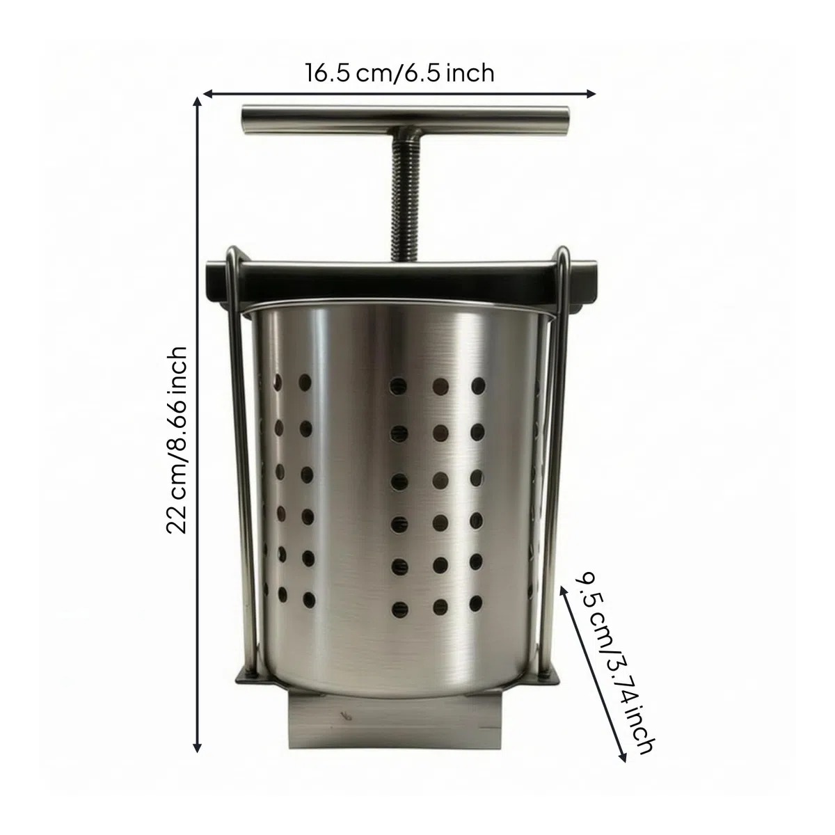 Exprimidor Verduras Manual Exprimidor Frutas Compacto para Cocineros, 1.5L