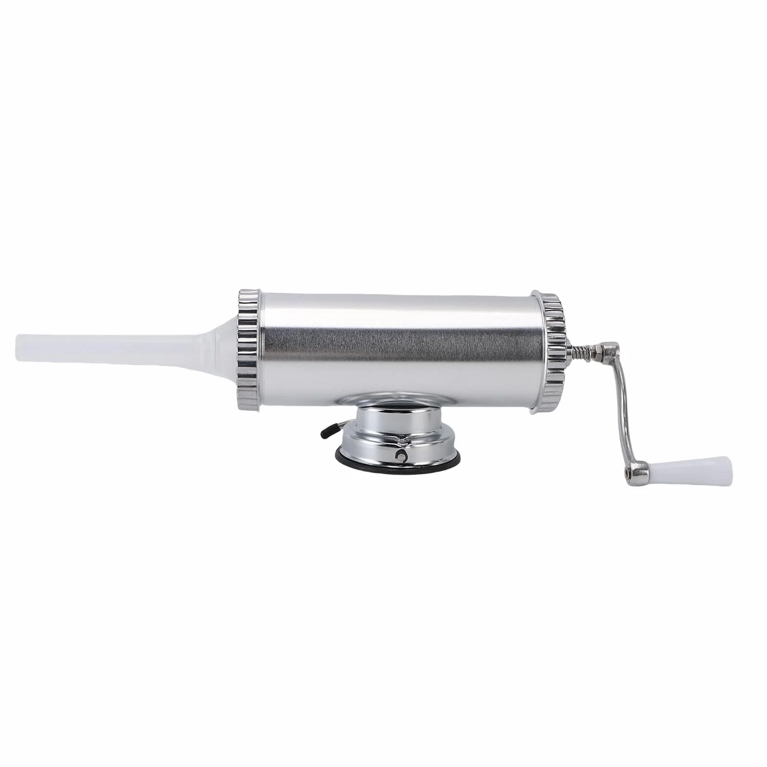 KIMISS Embutidora Manual de Salchichas de Acero Inoxidable | Máquina Llenadora de Carne Compacta para Uso Doméstico y Comercial, Eficiente y Ajustable (S 22,5 cm/8,86 pulgadas de diámetro)