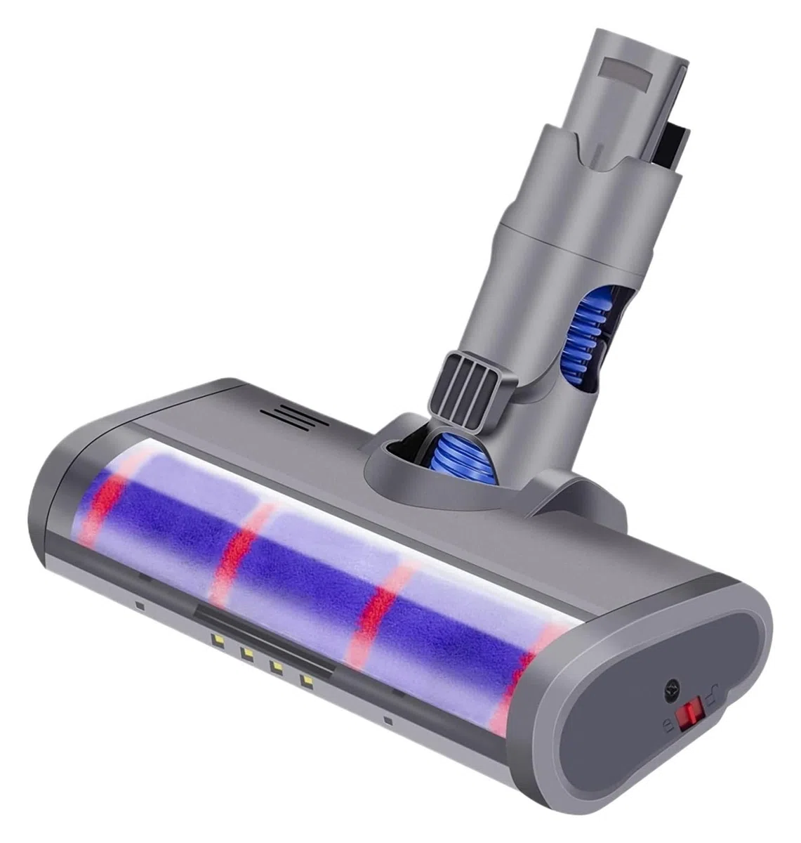 Herramienta motorizada for cabezal de cepillo de piso, compatible con Dyson, V6 DC58 DC59 DC61 DC62, accesorios for cepillo de piso con cabezal de rodillo barredor suave