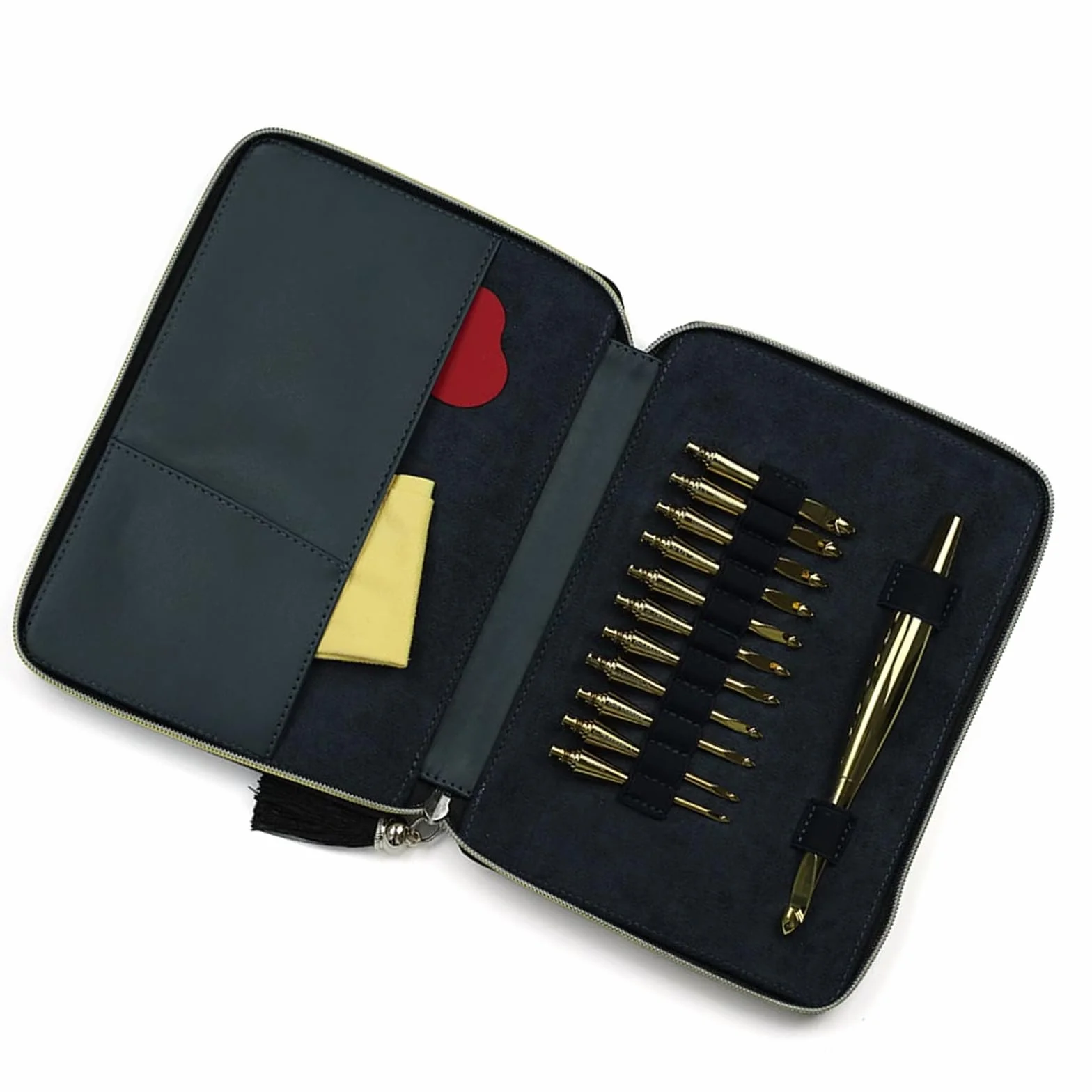 Herramientas de tejer de varios tamaños de alta calidad con ganchos extraíbles y estuche compacto para manualidades, juego ergonómico de aluminio suave de ganchillo con herramientas