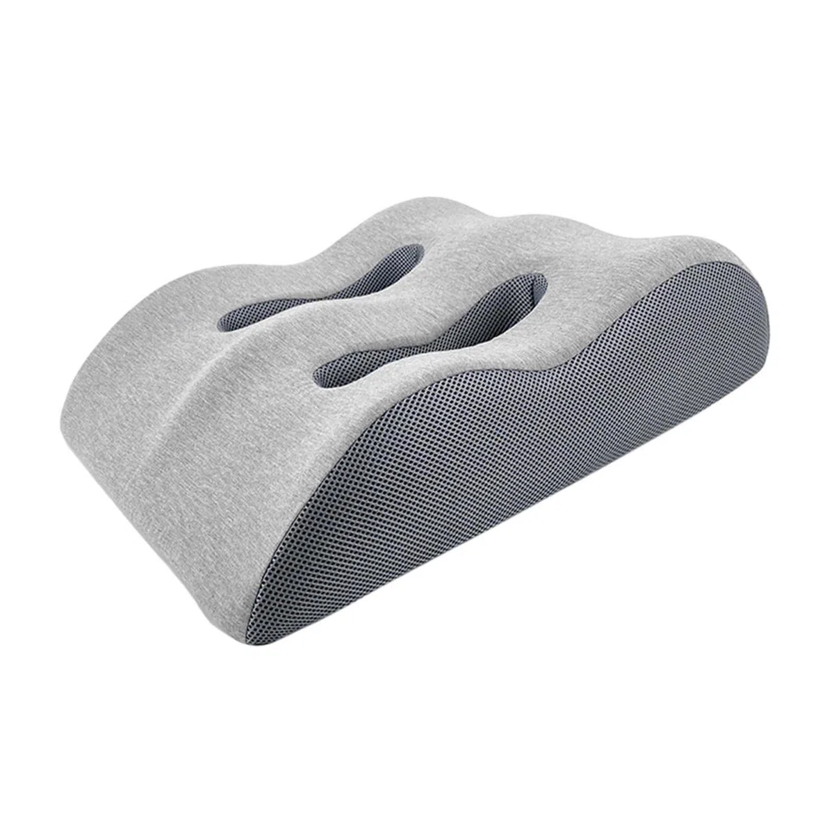 Cojín Elevador de Piernas, Soporte Ergonómico para El Nocturno, Gris Claro, Individual
