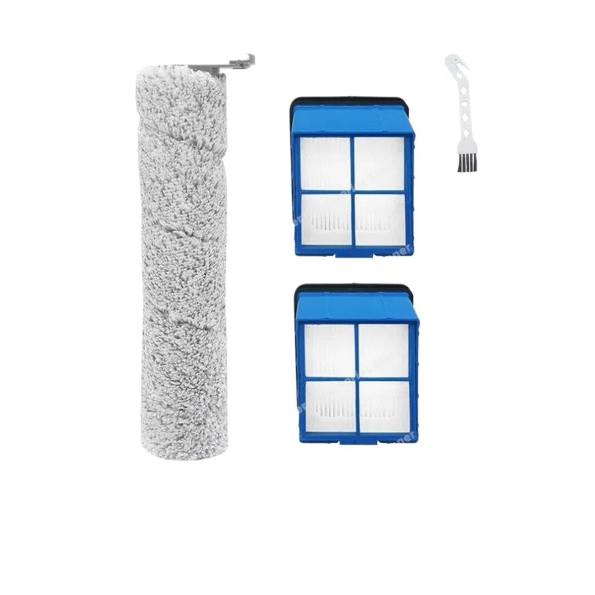 Cepillo de rodillo y filtro compatible con Bissell 3882 3883 3967F 3970F | Cepillo giratorio y filtro de plástico ABS duradero, disponible en múltiples especificaciones,(Set E)